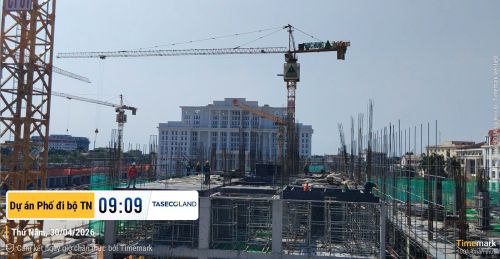 CẬP NHẬT TIẾN ĐỘ THÁNG 04/2026: CENTRAL SQUARE THÁI NGUYÊN ĐẨY NHANH TIẾN ĐỘ TRIỂN KHAI CÁC HẠNG MỤC TRỌNG ĐIỂM